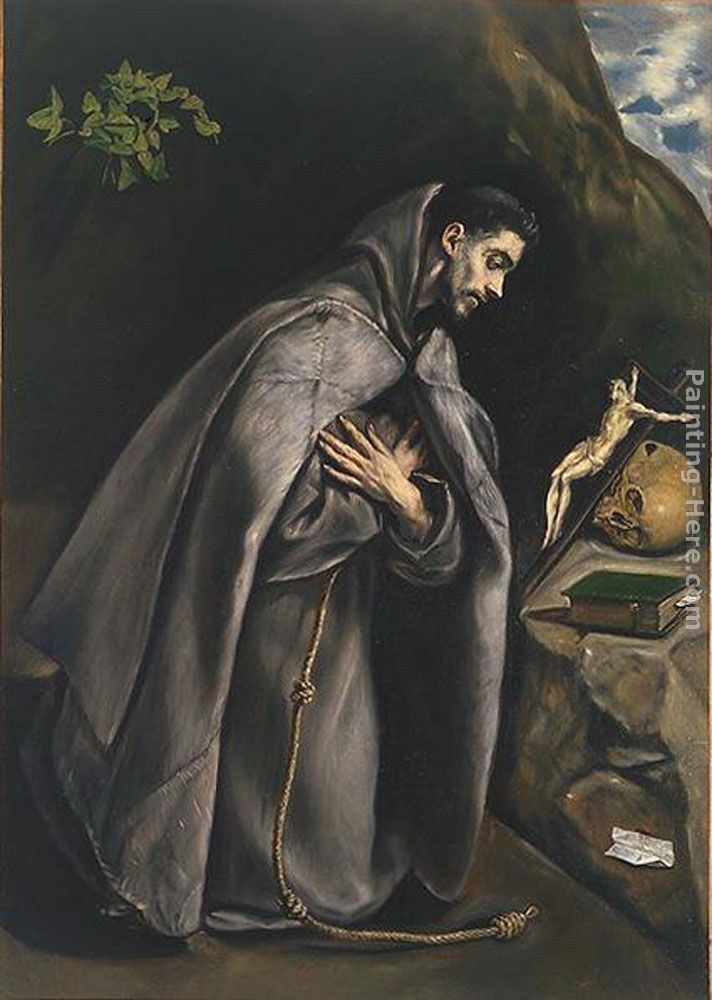 El Greco St. Francis Venerating the Crucifix